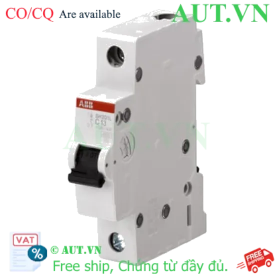 Ảnh của Áp tô mát cài đường đặc tuyến C ABB 2CDS242001R0104 (SH202L-C10) 