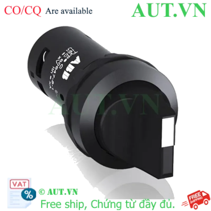 Ảnh của Công tắc xoay ABB C3SS7-10B-11 | 3 Vị trí, Lò xo hồi về, 1NO+1NC (22mm)