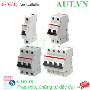 Ảnh của Áp tô mát cài MCB đường đặc tuyến C ABB 2CDS212001R0104 (SH202-C10) 