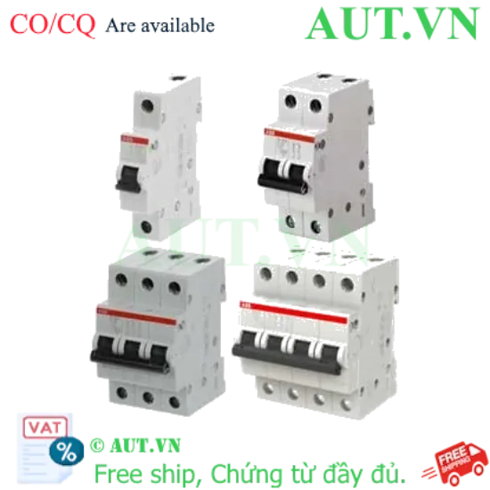 Ảnh của Áp tô mát cài MCB đường đặc tuyến C ABB 2CDS212001R0104 (SH202-C10) 