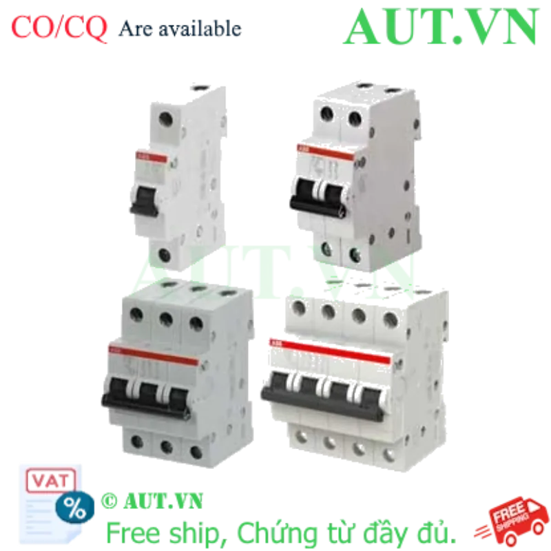 Ảnh của Áp tô mát cài MCB đường đặc tuyến C ABB 2CDS212001R0404 (SH202-C40) 