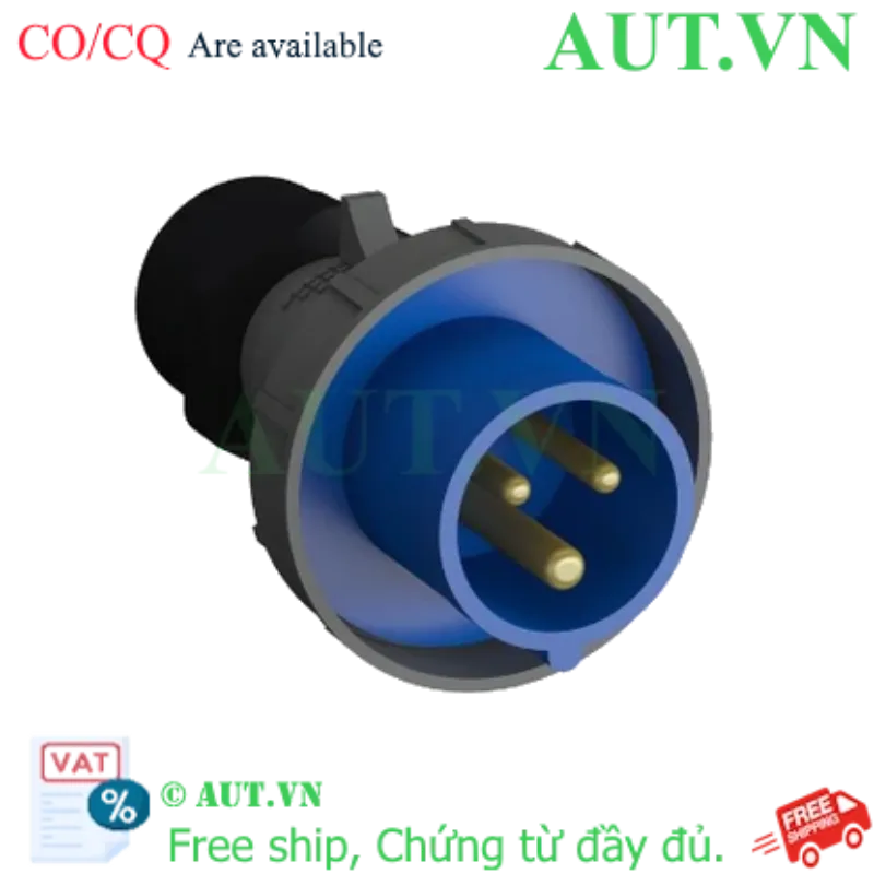Ảnh của 2CMA102214R1000 – Phích cắm công nghiệp ABB 232BP6W 32A 2P+E 220-250V IP67