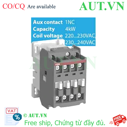 Ảnh của Khởi động từ 3 cực 4...11kW AC ABB 1SBL901074R8001 (AX09-30-01-80) 
