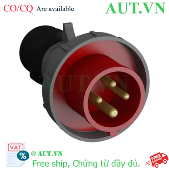 Ảnh của 2CMA102233R1000 – Phích cắm công nghiệp ABB 332BP6W 32A 3P+E 380-415V IP67