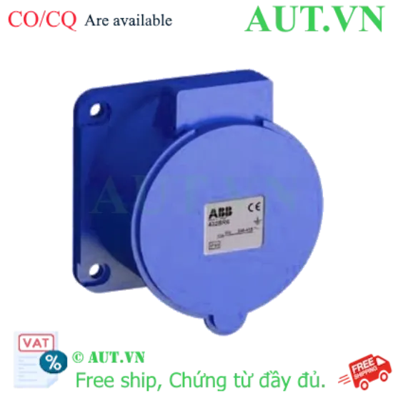 Ảnh của 2CMA102216R1000 – Ổ cắm công nghiệp ABB 232BR6W 32A 200-250V 2P+E IP67