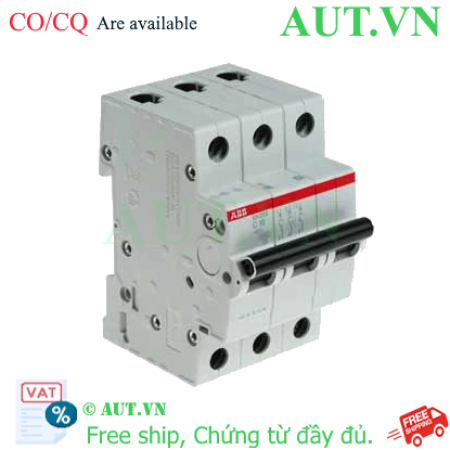 Ảnh của Aptomat cài ABB 2CDS213001R0164 3P, 16A, 6kA