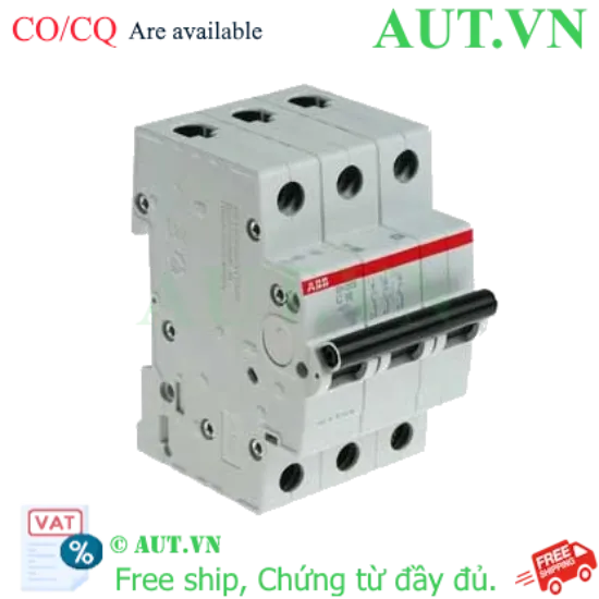 Ảnh của Aptomat cài ABB 2CDS213001R0164 3P, 16A, 6kA