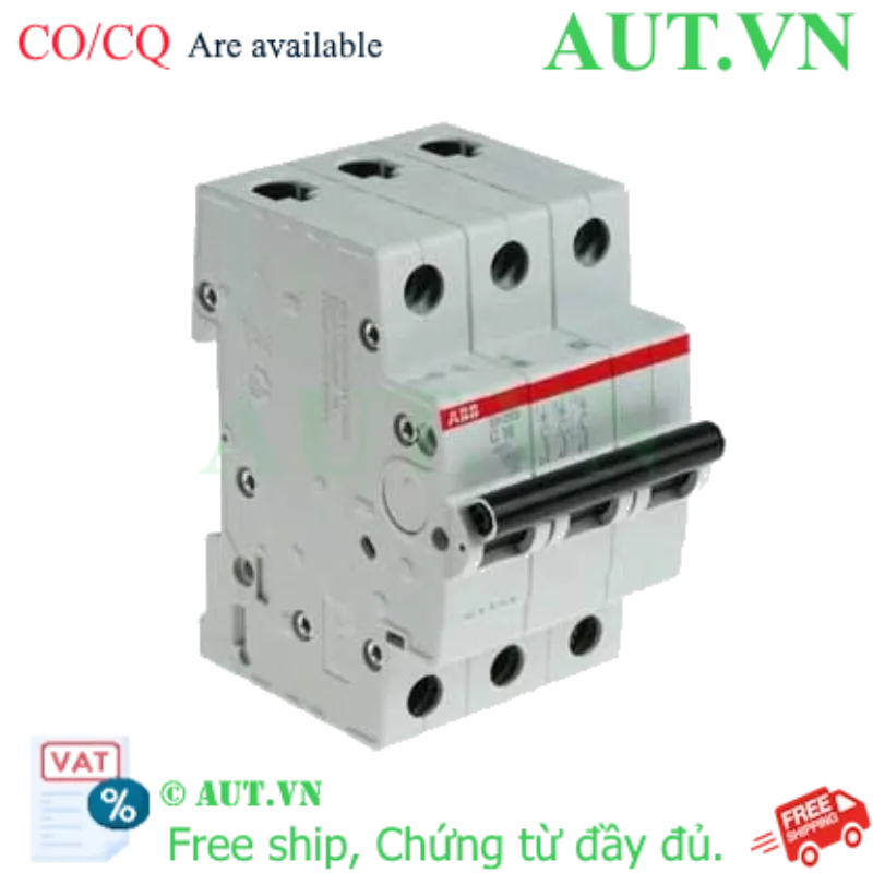 Ảnh của Aptomat cài ABB 2CDS213001R0164 3P, 16A, 6kA