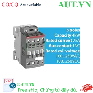 Ảnh của Khởi động từ 3 cực AC/DC 4...18.5kW ABB 1SBL137001R1301 (AF09-30-01-13) 