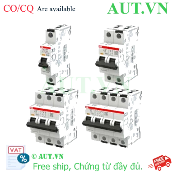 Ảnh của Aptomat cài đường đặc tuyến C ABB 2CDS381001R0064 (S301P-C6) 