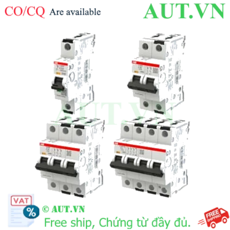 Ảnh của Aptomat cài đường đặc tuyến C ABB 2CDS381001R0064 (S301P-C6) 