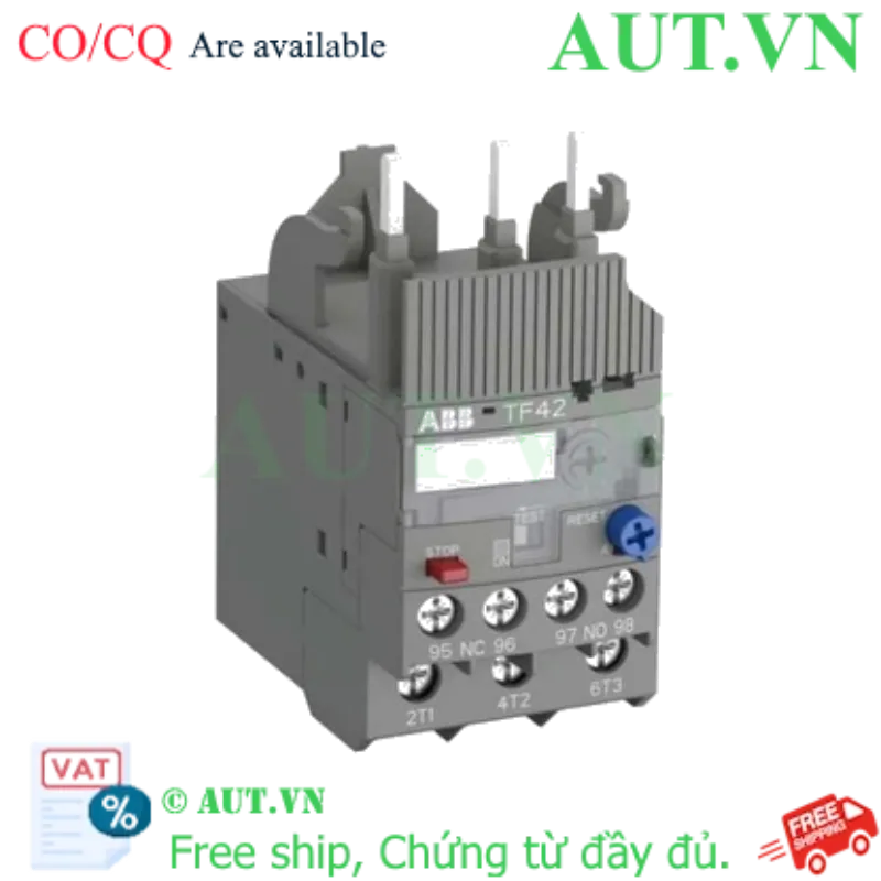 Ảnh của 1SAZ721201R1008 – Rơ le nhiệt ABB TF42-0.17