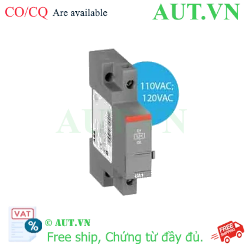 Ảnh của Thiết bị bảo vệ thấp áp - lắp bên trái ABB 1SAM201904R1004 (UA1-110) 