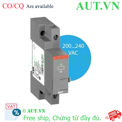 Ảnh của Cuộn đóng ngắt cho CB bảo vệ động cơ - lắp bên trái ABB 1SAM201910R1003 (AA1-230) 