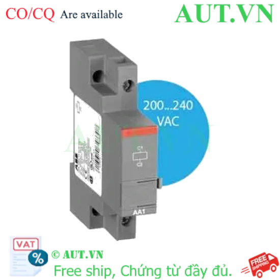 Ảnh của Cuộn đóng ngắt cho CB bảo vệ động cơ - lắp bên trái ABB 1SAM201910R1003 (AA1-230) 