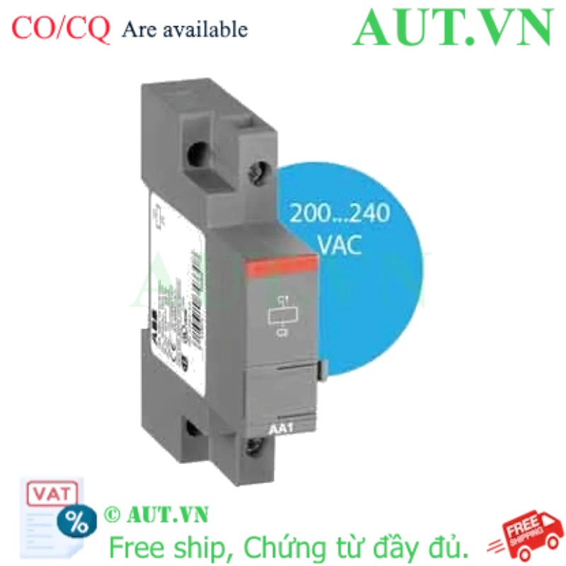 Ảnh của Cuộn đóng ngắt cho CB bảo vệ động cơ - lắp bên trái ABB 1SAM201910R1003 (AA1-230) 
