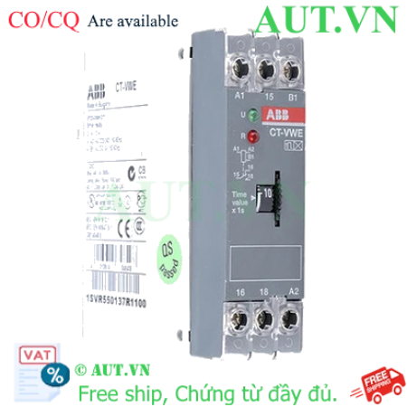 Ảnh của 1SVR550137R1100 – Rơ le thời gian ABB CT-VWE (0.1-10s)
