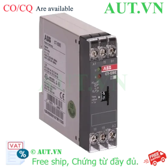 Ảnh của 1SVR550167R1100 – Rơ le thời gian ABB CT-EBE (0.1-10 s)