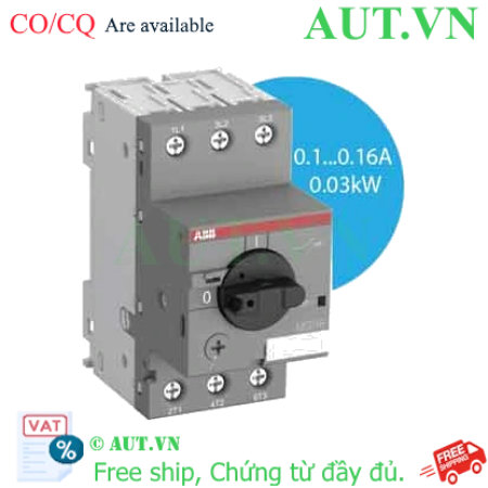 Ảnh của CB bảo vệ động cơ ABB MS116-0.16 (1SAM250000R1001) chính hãng