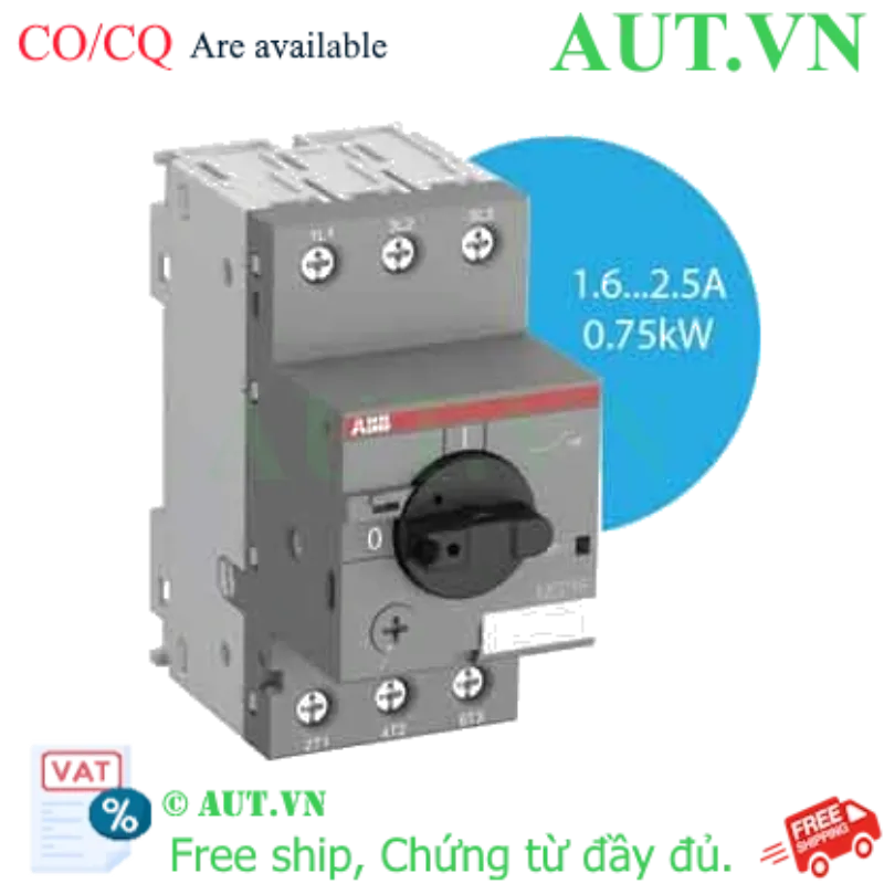 Ảnh của CB bảo vệ động cơ ABB 1SAM250000R1007 (MS116-2.5) 