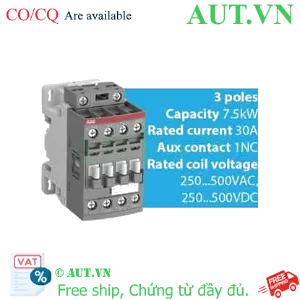 Ảnh của Khởi động từ 3 cực AC/DC 4...18.5kW ABB 1SBL177001R1401 (AF16-30-01-14) 
