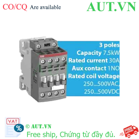 Ảnh của Khởi động từ 3 cực AC/DC 4...18.5kW ABB 1SBL177001R1410 (AF16-30-10-14) 