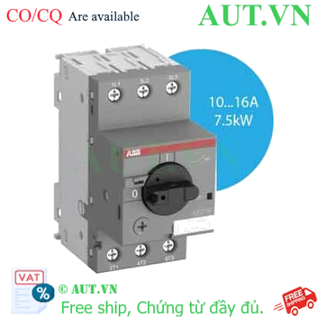 Ảnh của CB bảo vệ động cơ ABB 1SAM250000R1010 (MS116-10) 