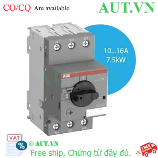 Ảnh của CB bảo vệ động cơ ABB 1SAM250000R1011 (MS116-16) 