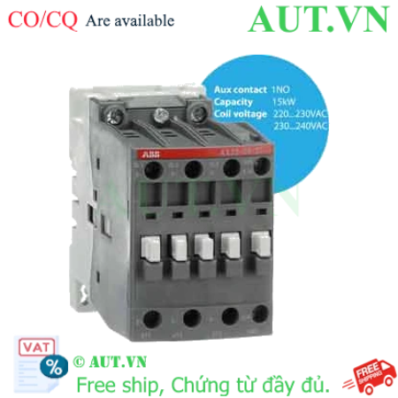 Ảnh của Khởi động từ 3 cực 15...18.5kW AC ABB 1SBL281074R8010 (AX32-30-10-80) 