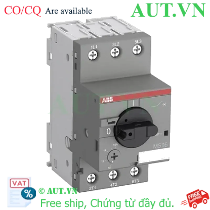 Ảnh của 1SAM250000R1011 – CB bảo vệ động cơ ABB MS116-16 (10-16A) 7.5kW