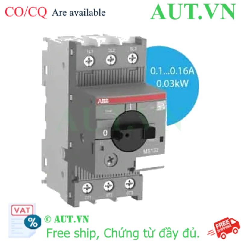Ảnh của Cầu dao bảo vệ động cơ ABB 1SAM350000R1001 (MS132-0.16) 