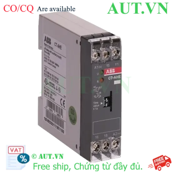 Ảnh của 1SVR550111R1100 – Rơ le thời gian ABB CT-AHE (0.1-10s)