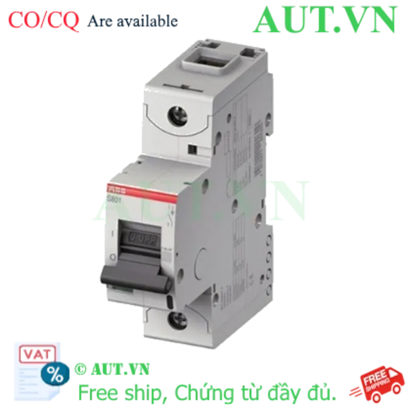 Ảnh của 2CCS881001R0104 – MCB ABB S801C-C10 25KA 10A 1P