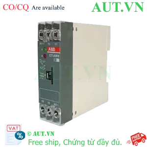 Ảnh của Tiếp điểm phụ trễ thời gian ngắt xung bằng điện áp phụ ABB 1SVR550141R1100 (CT-AWE) 