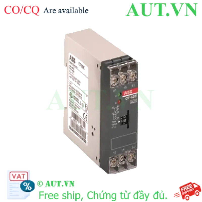 Ảnh của Bộ đặt thời gian công tắc tơ (chuyển đổi sao-tam giác) ABB 1SVR550217R4100 (CT-SDE) 