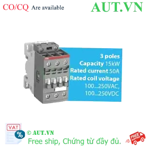 Ảnh của Khởi động từ ABB AF30-30-00-13 | 15kW - 50A | Cuộn hút AC/DC Đa năng