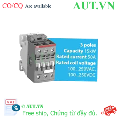 Ảnh của Khởi động từ ABB AF30-30-00-13 | 15kW, 50A, Cuộn dây AC/DC đa năng
