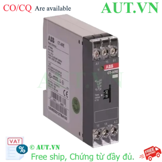Ảnh của 1SVR550127R4100 – Rờ le thời gian ABB CT-ARE 0.3-30s 220V AC