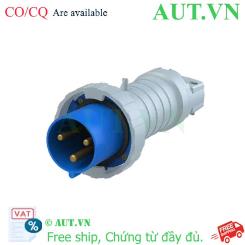 Ảnh của 2CMA166776R1000 – Phích cắm công nghiệp ABB 263P6W 63A 2P+E 220-250V IP67