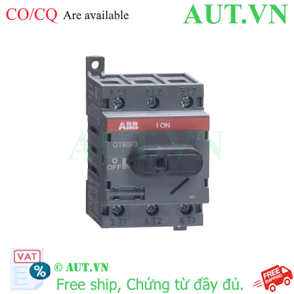 Ảnh của 1SCA105798R1001 – Cầu dao cắt tải ABB OT80F3