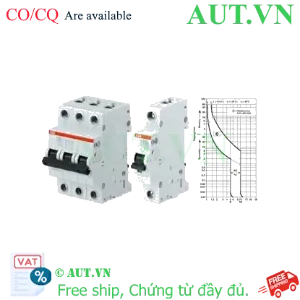 Ảnh của Aptomat cài 80A-100A đường đặc tuyến C ABB 2CDS253001R0804 (S203-C80) 