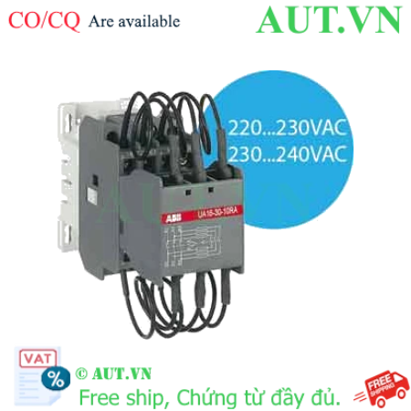 Ảnh của Công tắc tơ 3 cực điều khiển tụ bù AC 12.5...30kvar ABB 1SBL181024R8010 (UA16-30-10RA 220-230V 50Hz / 230-240V 60Hz) 