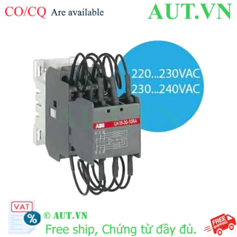 Ảnh của Công tắc tơ 3 cực điều khiển tụ bù AC 12.5...30kvar ABB 1SBL181024R8010 (UA16-30-10RA 220-230V 50Hz / 230-240V 60Hz) 