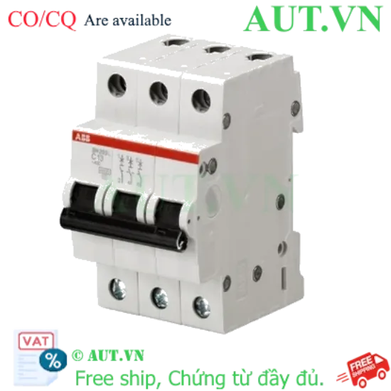Ảnh của 2CDS273001R0634 – MCB ABB S203M-C63 10KA 63A 3P