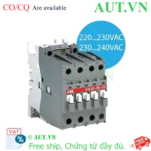 Ảnh của Công tắc tơ điều khiển tụ bù 3 cực 12.5...27.5kvar ABB 1SBL281022R8010 (UA30-30-10 220-230V 50Hz / 230-240V 60Hz) 