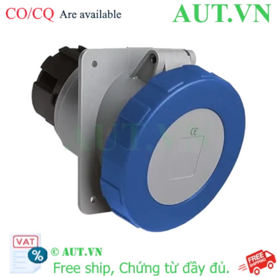 Ảnh của 2CMA167442R1000 – Ổ cắm âm dạng nghiêng ABB 263RAU6W 63A 2P+E 220-250V IP67