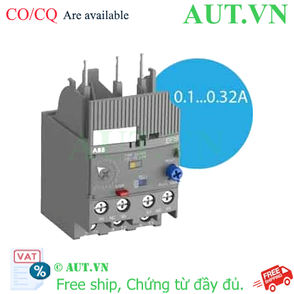 Ảnh của Rơ le bảo vệ dòng 0.1...45A ABB 1SAX121001R1101 (EF19 0.32A) 