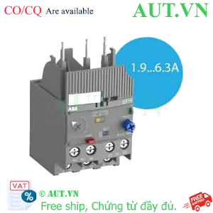 Ảnh của Rơ le bảo vệ dòng 0.1...45A ABB 1SAX121001R1104 (EF19 6.3A) 