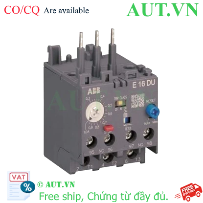 Ảnh của 1SAX111001R1103 – Rơ le nhiệt ABB E16DU-2.7