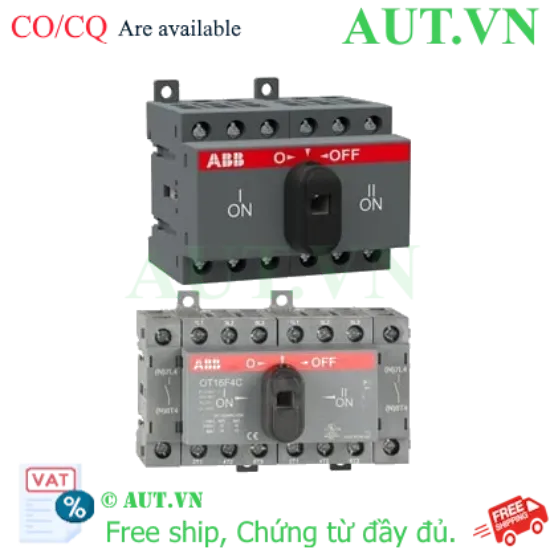 Ảnh của Công tắc chuyển nguồn thủ công ABB 1SCA104863R1001 (OT25F3C) 
